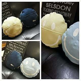 ロンハーマン風 スマイルクッションのインテリア実例 Roomclip ルームクリップ