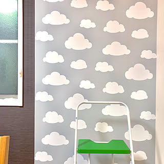 壁/天井/ニトリインテリアペーパー/tempaper/RoomClip運営チームの皆様に感謝♡/作業中...などのインテリア実例 - 2018-02-05 19:30:54