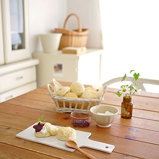 キッチン/おうちカフェ/ダイニング/かご/手作り...などのインテリア実例 - 2014-06-05 12:43:39