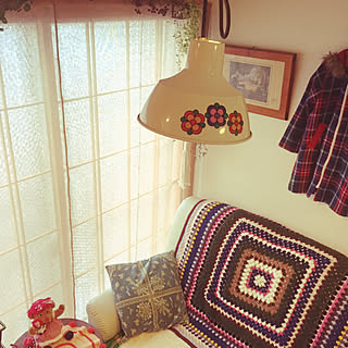 セリア ステンドグラス風ステッカーのインテリア実例 Roomclip ルームクリップ