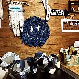 壁/天井/犬のぬいぐるみデニムリメイク❤︎/!!!!!アホ仲間!!!!!/フェイクに水あげ隊/インスタ→chiisoccer_11...などのインテリア実例 - 2017-07-04 22:10:05