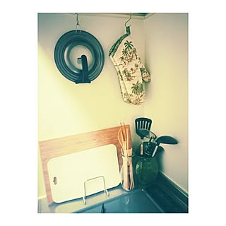 キッチン/100均/ナチュラルキッチン/ニトリ/カトラリー収納...などのインテリア実例 - 2016-01-23 22:16:25