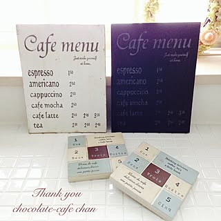 キッチン/chocolate-cafeちゃん作品/カフェメニューボード/chocolate-cafeちゃん♡のインテリア実例 - 2015-07-25 17:54:04