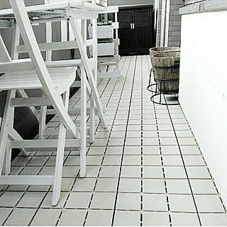 山善/山善ウッドパネル/壁/天井/まるで陶器のような質感♥/セラミック調ガーデンタイル...などのインテリア実例 - 2018-03-03 16:15:59