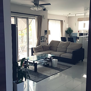 部屋全体/ホワイトインテリア/観葉植物/照明/モノトーン...などのインテリア実例 - 2019-08-08 16:26:58