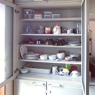 女性の、、家族住まいの「キッチン」についてのインテリア実例