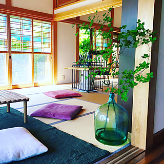 部屋全体/NO GREEN NO LIFE/和風住宅/夏休み/障子リメイク...などのインテリア実例 - 2018-07-27 13:37:59