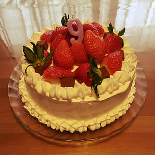 手作りケーキ お誕生日ケーキのインテリア実例 Roomclip ルームクリップ