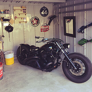 バイク アメリカンのおしゃれなインテリア 部屋 家具の実例 Roomclip ルームクリップ