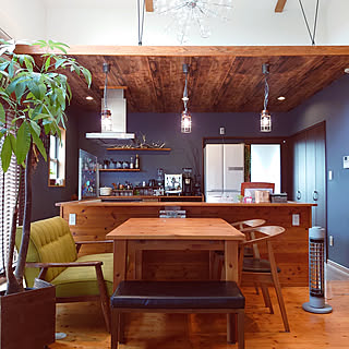 キッチン/木のぬくもり/暖房/インテリア/ヒーター...などのインテリア実例 - 2019-12-14 07:35:37