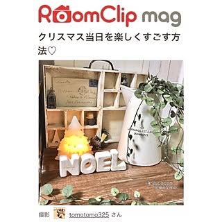 玄関/入り口/フェイクグリーン/NOELオブジェ/LEDキャンドル/RoomClipMagに載りました♥️...などのインテリア実例 - 2016-12-02 06:58:18
