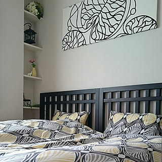 ベッド周り/ベッド/シングルベッド2台/寝室インテリア/寝室...などのインテリア実例 - 2020-01-22 08:26:53