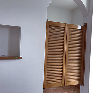 シューズクローク ルーバー扉のインテリア実例 Roomclip ルームクリップ