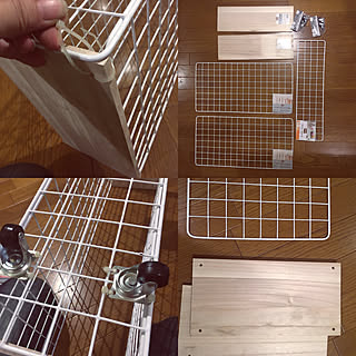 棚/結束バンド/インシュロック/100均/DIY...などのインテリア実例 - 2018-07-14 19:06:09