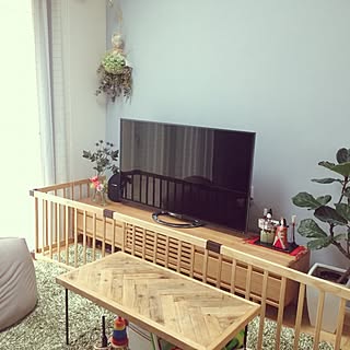 テレビ台 ベビーサークルのインテリア実例 Roomclip ルームクリップ