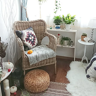 机/ファー/Francfranc/観葉植物のある部屋/海外のインテリアに憧れる...などのインテリア実例 - 2017-10-28 11:34:49