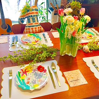 テーブルコーディネート キッズパーティーのインテリア実例 Roomclip ルームクリップ