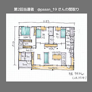 平屋 間取り好きのレイアウト おしゃれなインテリアコーディネートの実例 Roomclip ルームクリップ