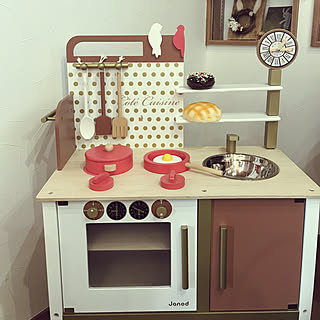 ままごとキッチン ままごとコーナーのおしゃれなアレンジ 飾り方のインテリア実例 Roomclip ルームクリップ