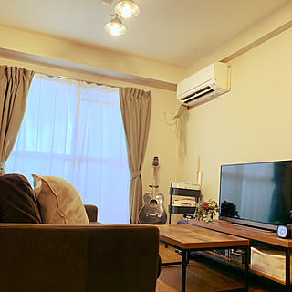 カーテン/変化/みどりの雑貨屋/フェイクグリーン/スリムトローリー...などのインテリア実例 - 2019-10-08 15:22:58