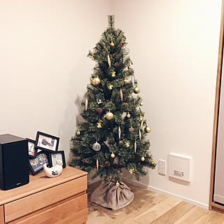 クリスマスツリー ツリーの足元のインテリア実例 Roomclip ルームクリップ