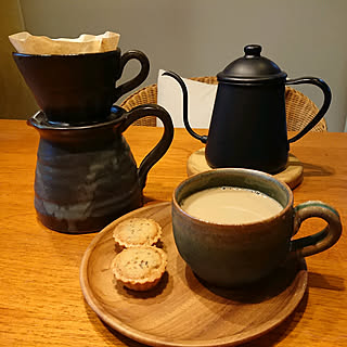 コーヒーのある暮らし/机/IKEA/無印良品/なか工房...などのインテリア実例 - 2019-06-11 17:48:30