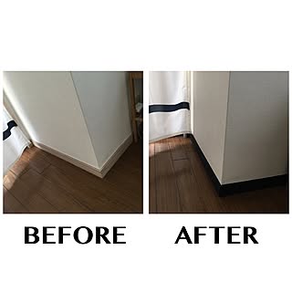 賃貸 巾木のインテリア レイアウト実例 Roomclip ルームクリップ