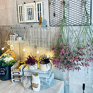 空き缶リメイク ドライフラワーのある暮らしのインテリア実例 Roomclip ルームクリップ