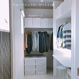 ウォークインクローゼット収納のインテリア実例 Roomclip ルームクリップ