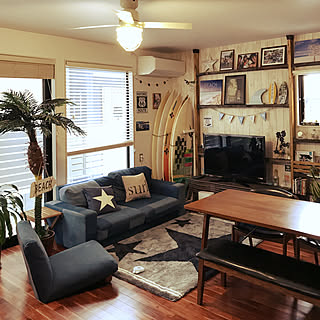 ウッドブラインド 西海岸風のインテリア実例 Roomclip ルームクリップ