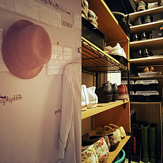 玄関/入り口/玄関収納/いいね&フォローありがとうございます☆/行ってらっしゃい(*^^*)/いってきまーす...などのインテリア実例 - 2018-05-22 06:10:09