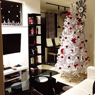 赤/red/Le Corbusier/black,white&red/christmas tree...などのインテリア実例 - 2014-10-05 20:50:08