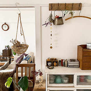 木のぬくもり/水屋箪笥/マンション暮らし/Insta→aya_aya1128/団地...などのインテリア実例 - 2019-12-15 11:20:14