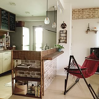 ハンモック/カフェ風/ナチュラル/シンプル/飾り棚...などのインテリア実例 - 2015-08-14 22:20:37