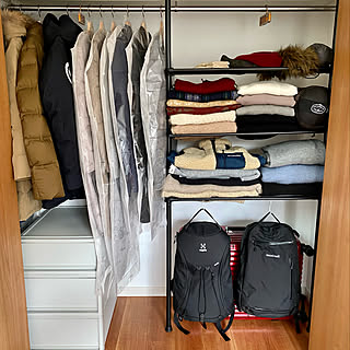 クローゼット 夫婦2人暮らしのおしゃれなインテリアコーディネート レイアウトの実例 Roomclip ルームクリップ