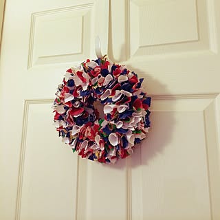 壁/天井/アメリカン雑貨/海外暮らし/カリフォルニアスタイル/手作り...などのインテリア実例 - 2014-06-17 00:45:28