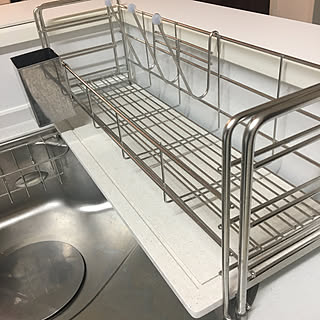 水切りカゴ/珪藻土/水切り/一人暮らし/2LDK...などのインテリア実例 - 2020-01-23 20:34:54