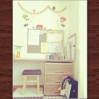 100均 勉強机まわりのインテリア実例 Roomclip ルームクリップ