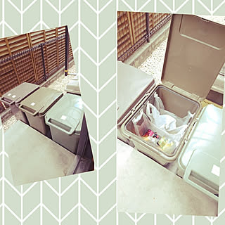 勝手口 資源ごみ置き場のインテリア実例 Roomclip ルームクリップ