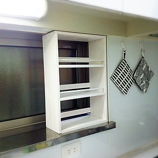 棚/シエナ風/モノトーン/北欧/スパイスラック...などのインテリア実例 - 2015-01-28 11:08:56