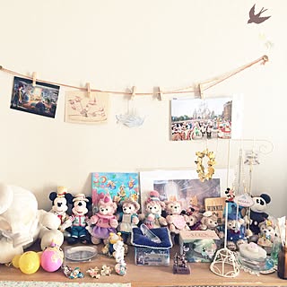 ポストカード ディズニーのインテリア実例 Roomclip ルームクリップ