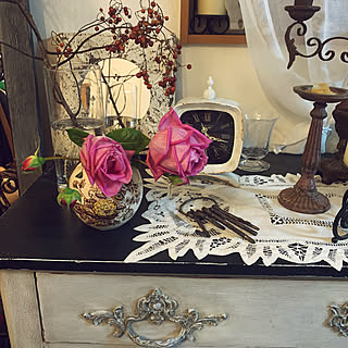 アンティーク雑貨/アンティークレース/アンティーク家具/〇〇のある暮らし/フランスアンティーク...などのインテリア実例 - 2020-01-22 00:54:44
