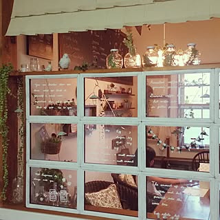 カフェ風 フレームで窓枠風のインテリア実例 Roomclip ルームクリップ