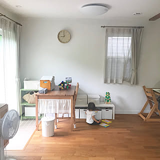 リビング/ダイソーのストレージボックス/ニトリのインボックス/収納棚DIY/おもちゃ収納...などのインテリア実例 - 2018-06-06 10:02:44