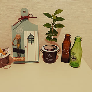 玄関/入り口/100均/Daiso/空き瓶のインテリア実例 - 2020-01-24 13:37:30
