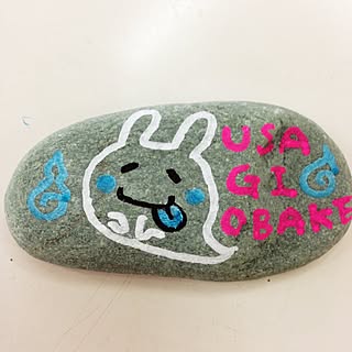 棚/ストーンアート/インテリアじゃなくてごめんなさい/うさぎが好きで好きでたまらない❤️/RC美魔女同盟予備軍...などのインテリア実例 - 2015-05-03 16:38:28