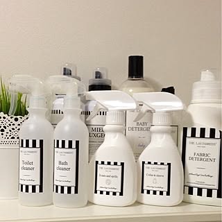 バス/トイレ/白ボトル/洗剤用ボトル/モノクロ/モノトーン...などのインテリア実例 - 2013-11-20 01:25:32