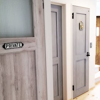 ドアプレートのインテリア実例 Roomclip ルームクリップ