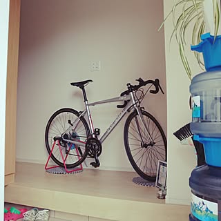 玄関/入り口/新築一戸建て/うさぎと暮らす/盛り塩/自転車...などのインテリア実例 - 2017-07-12 17:46:53