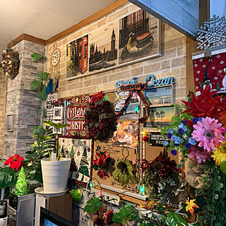 コルクボード レンガの壁紙のインテリア実例 Roomclip ルームクリップ